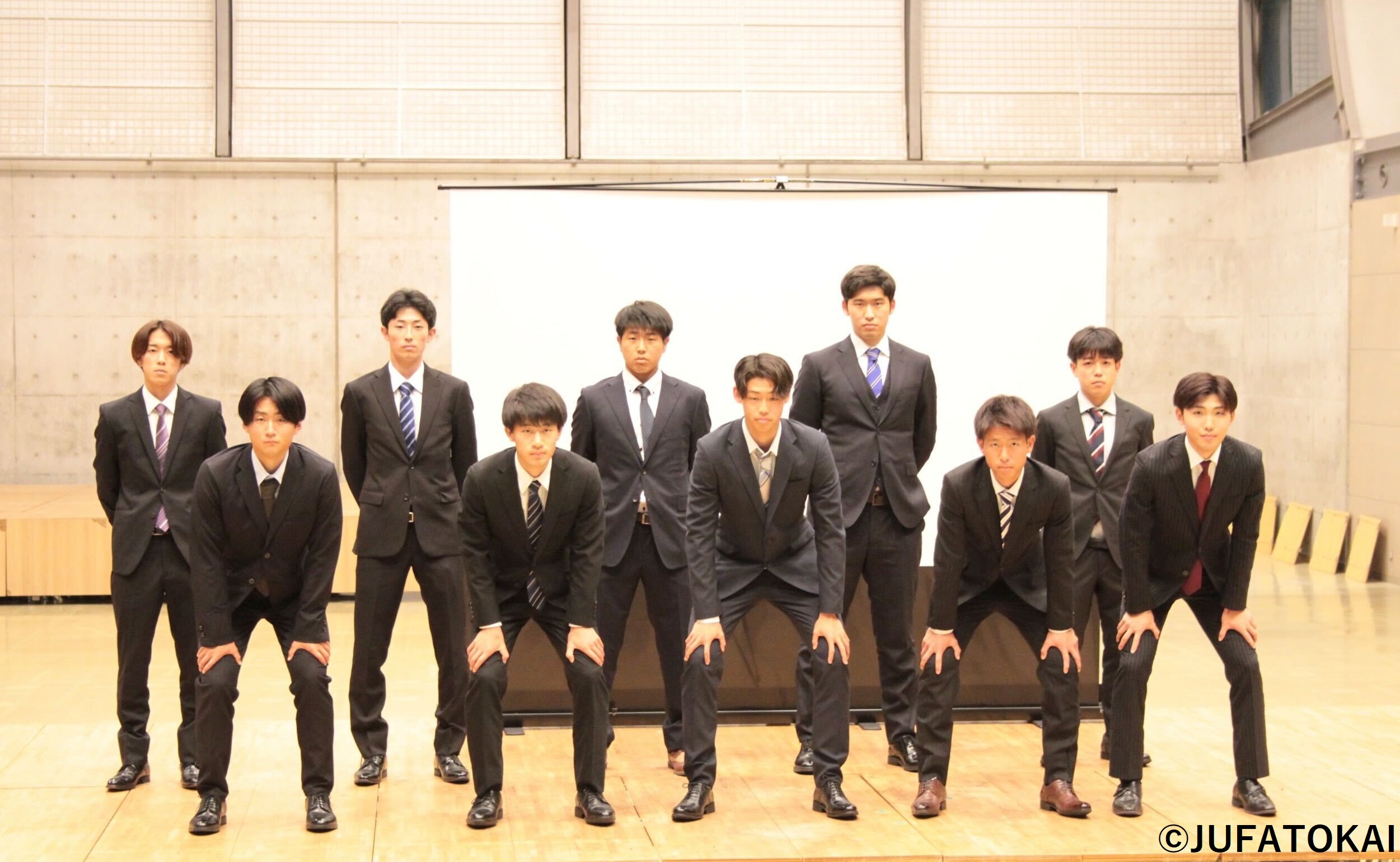 『第62回 toumei 東海学生サッカーリーグ戦』開会式を行いました。