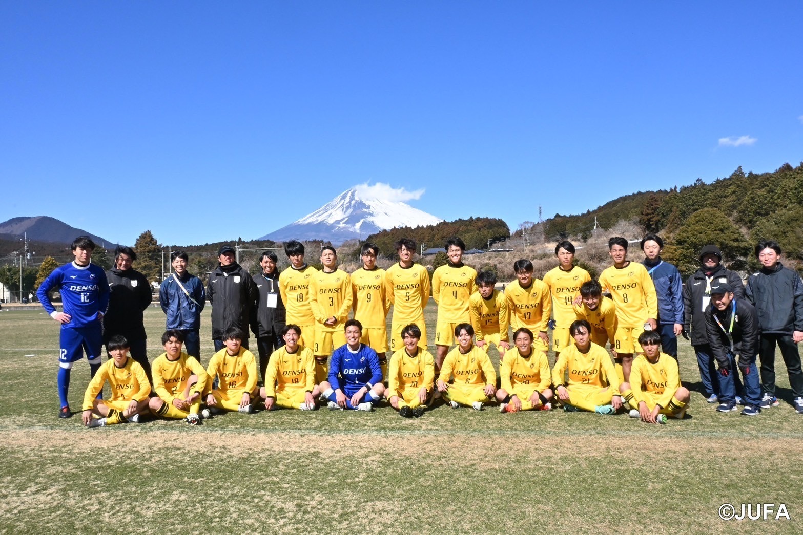 デンソーカップ　チャレンジサッカー　大学選抜　支給品　セットアップ　L デンソーカップ チャレンジサッカー 大学選抜 支給品 セットアップ L
